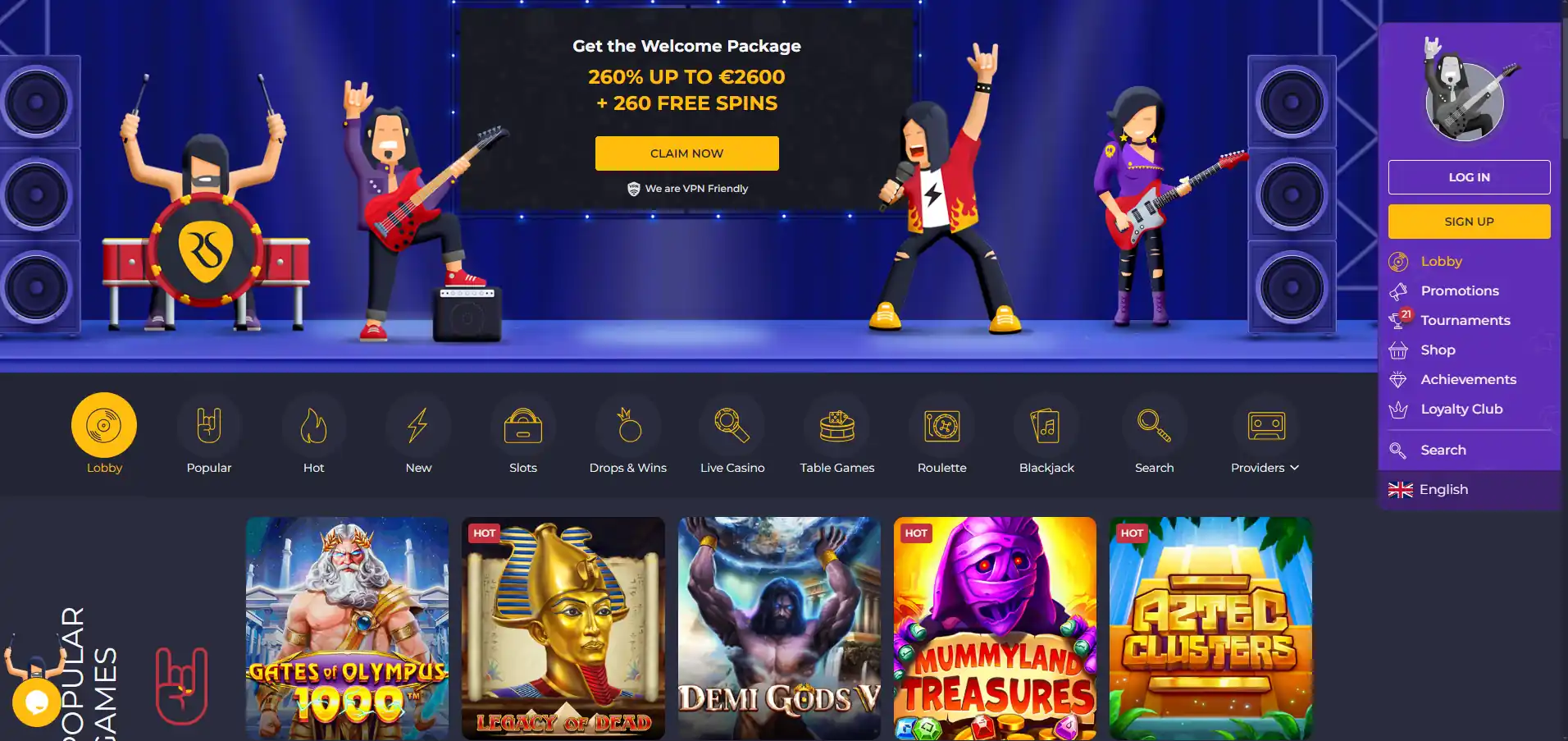 Rolling Slots Casino gry