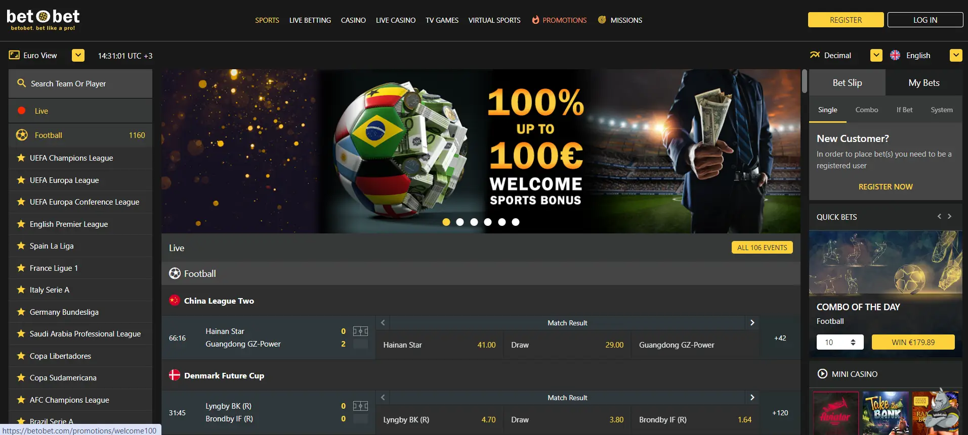 Betobet Casino sports