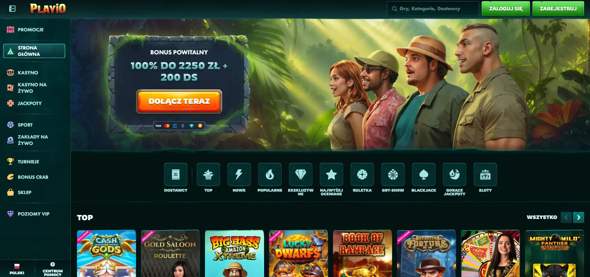 Playio Casino Gry