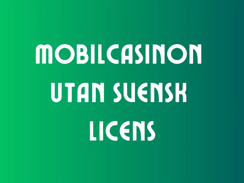 Mobile Casinon Mobile Casinon