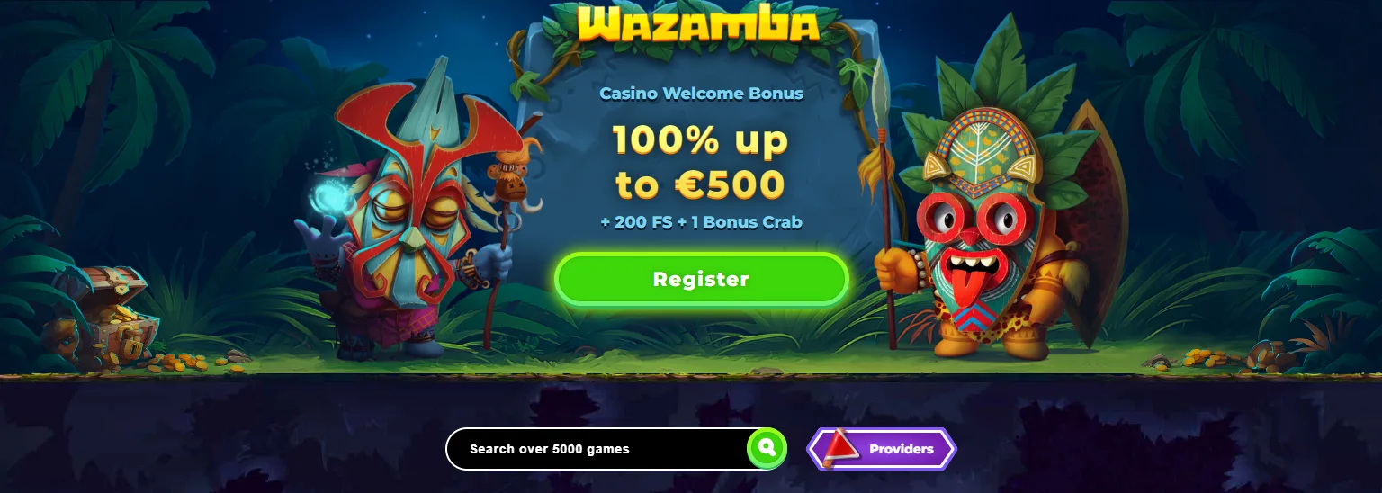 Wazamba Mājaslapas Izskats