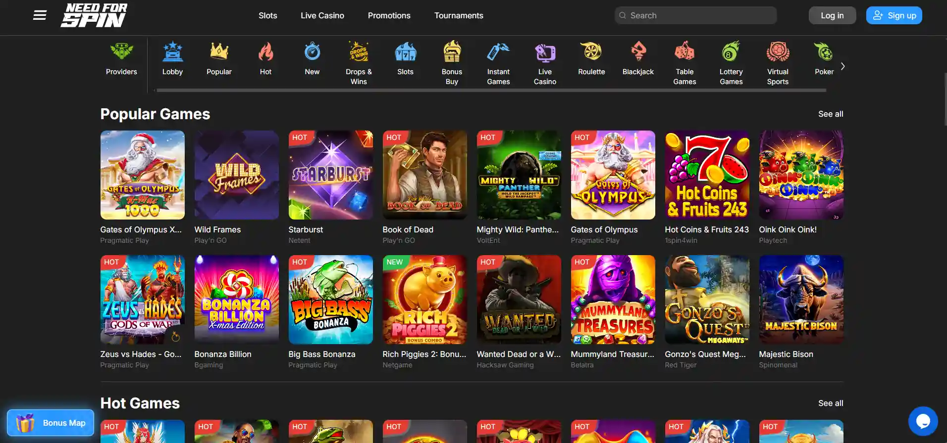 NeedForSpin casino spiele