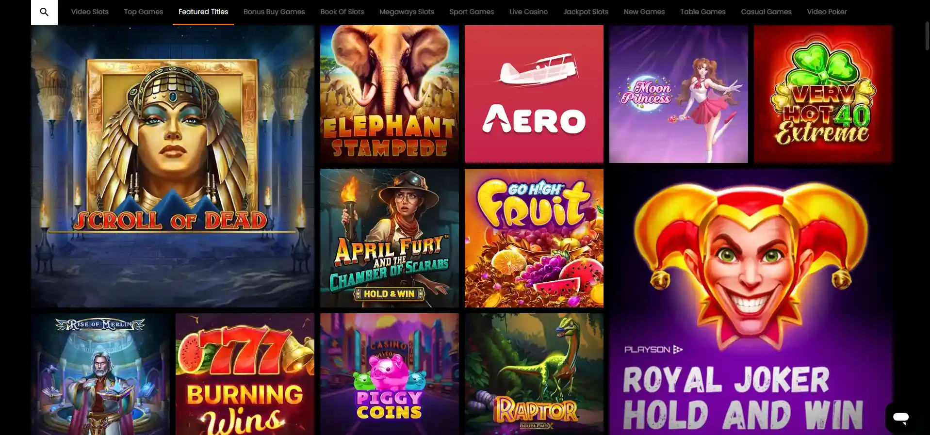 Hotbet casino games