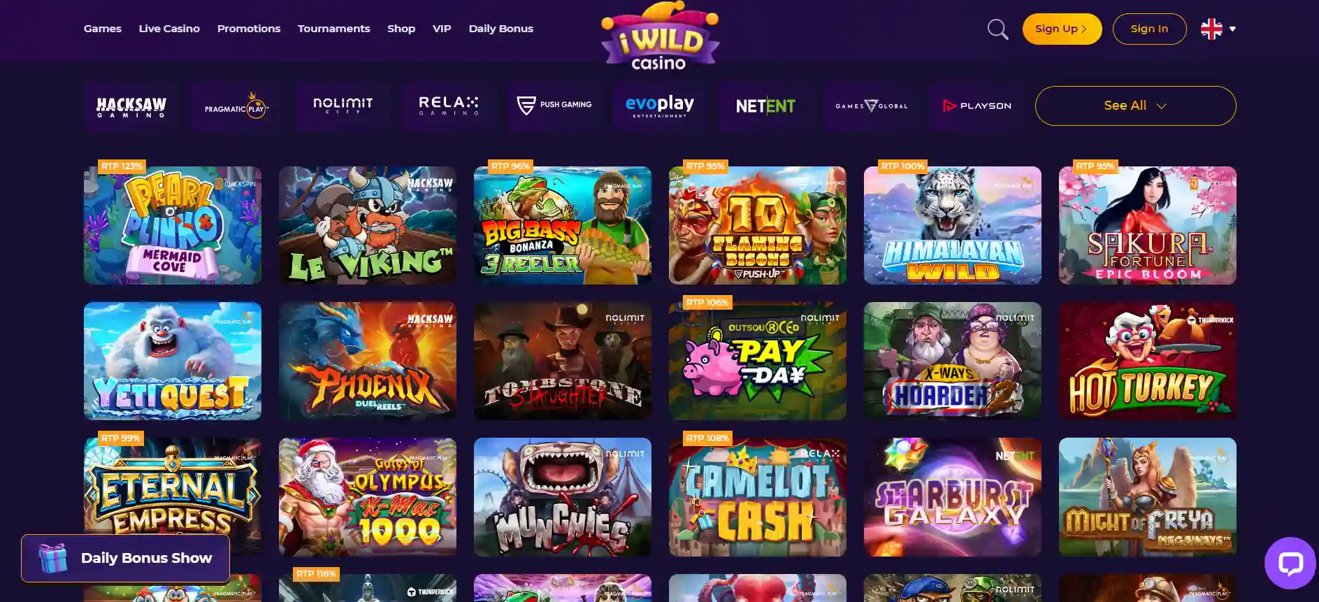 iWild gry kasynowe