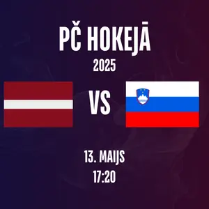 Latvija - Slovēnija, PČ hokejs 2025, prognoze