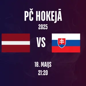 Latvija - Slovākija, PČ hokejs 2025, prognoze