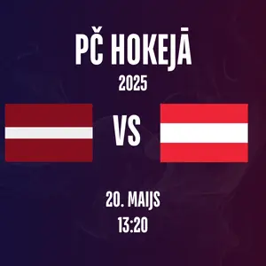 Latvija - Austrija, PČ hokejs 2025, prognoze