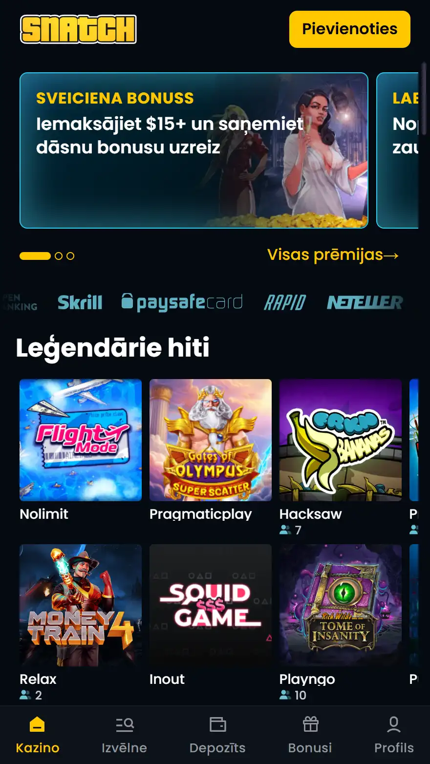 Snatch Casino