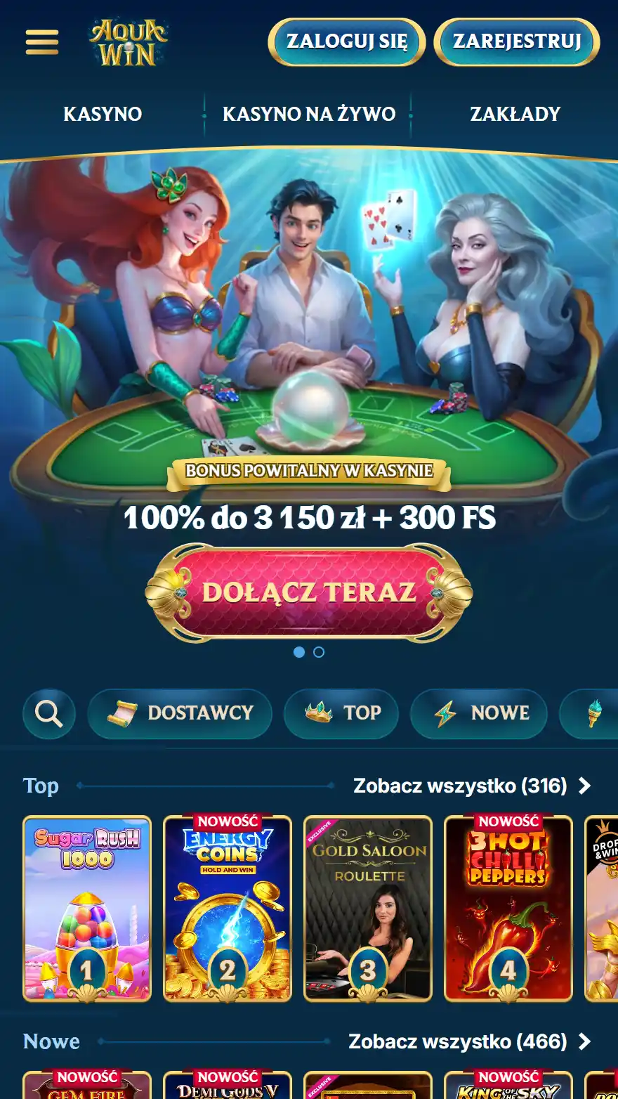 Aquawin kasyno