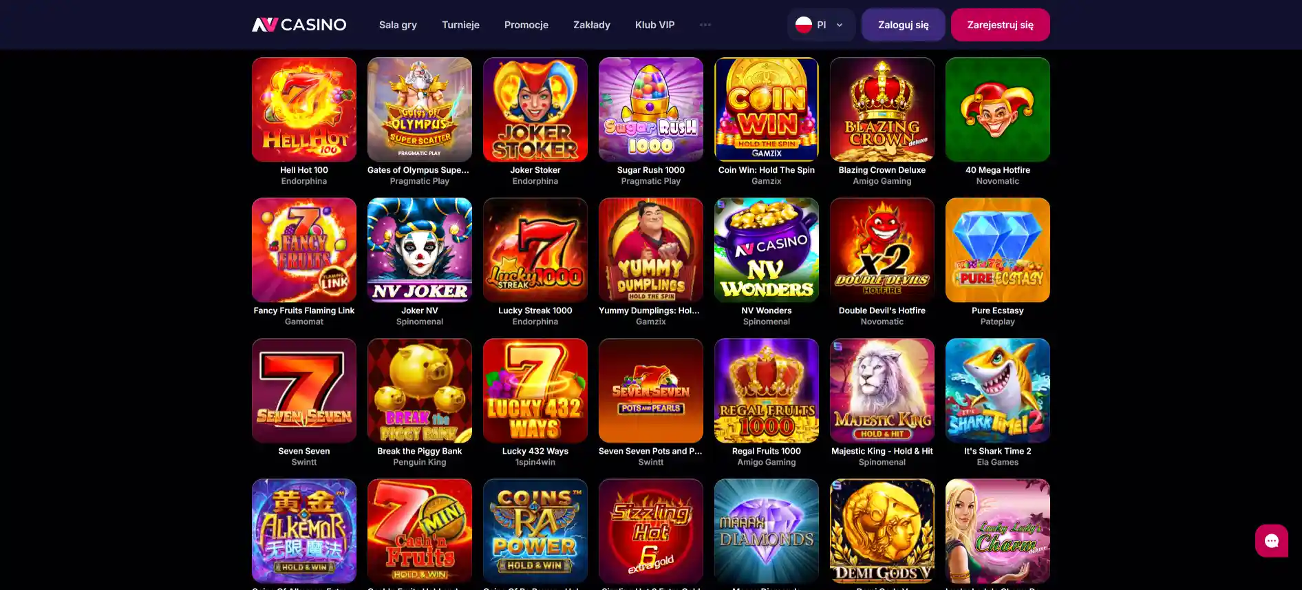 NV Casino gry