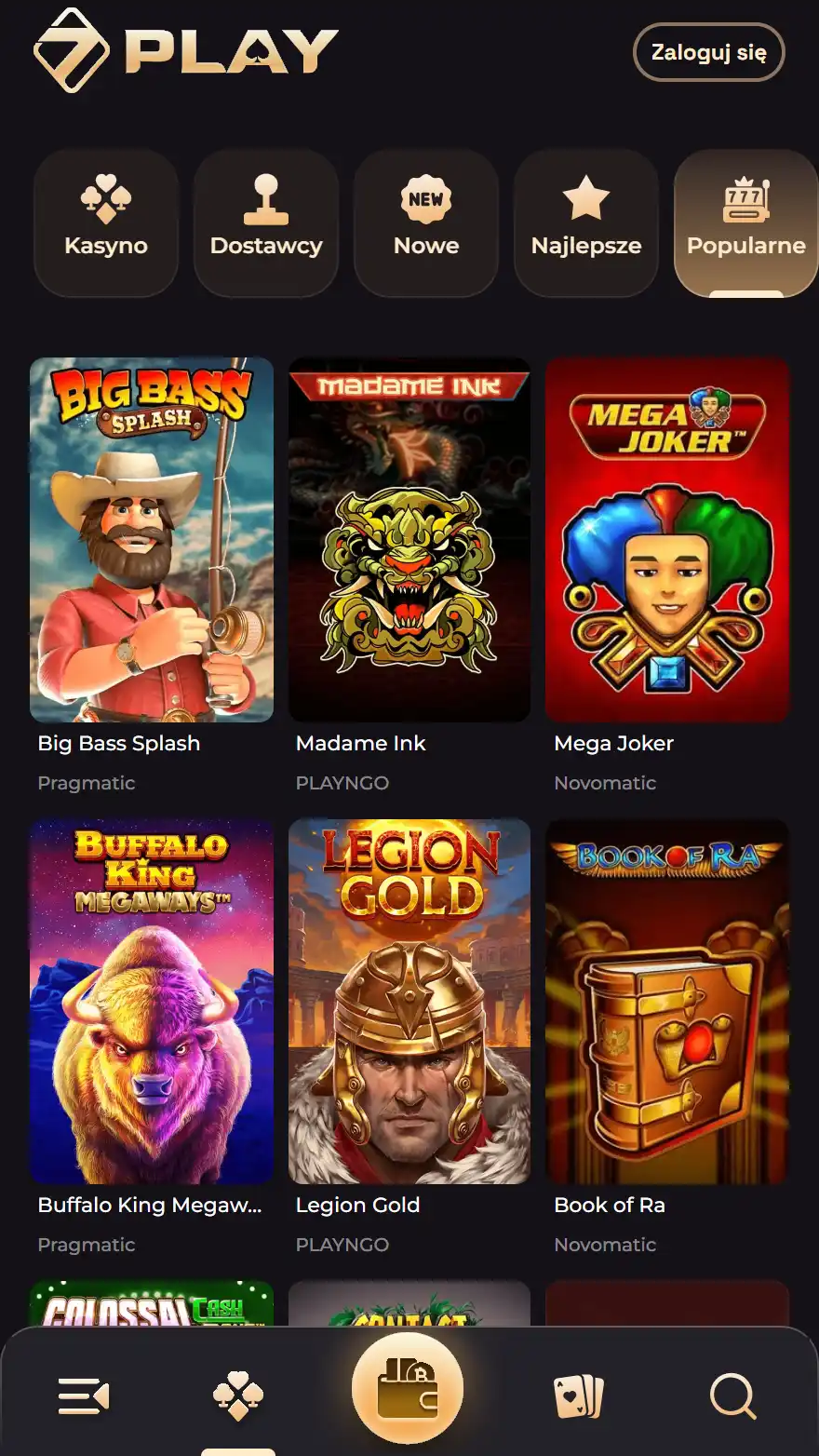 SevenPlay gry