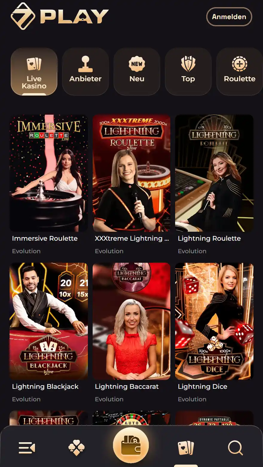 SevenPlay Live-Casino