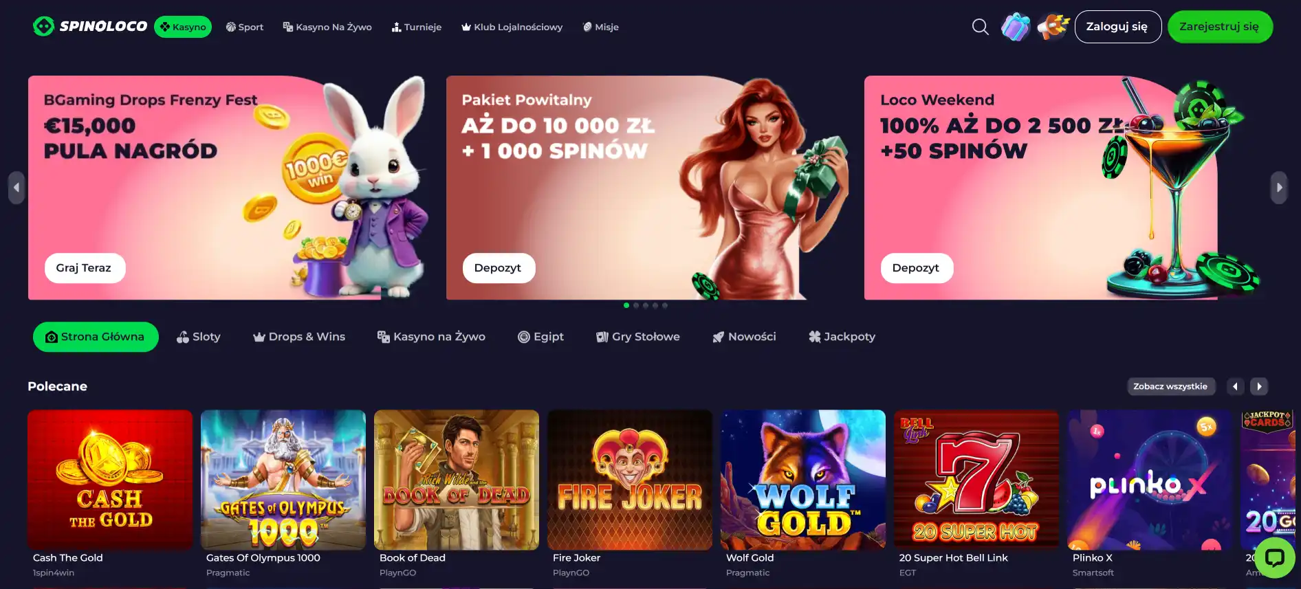 Spinloco strona główna