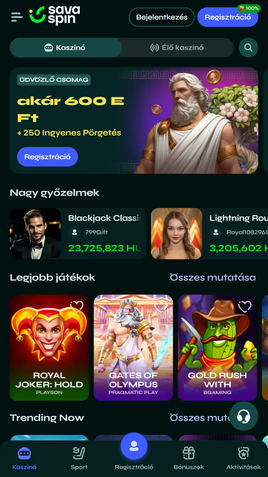 Savaspin kaszinó