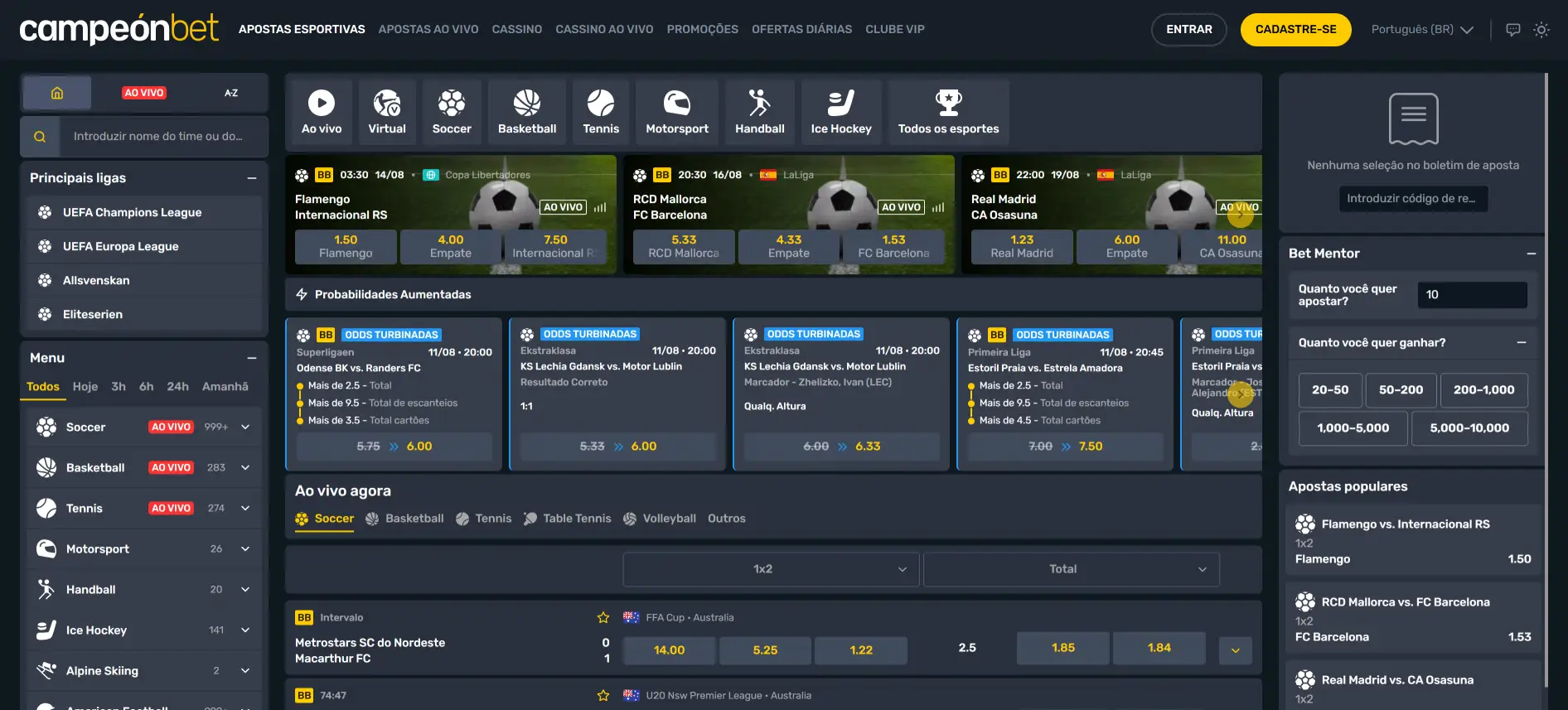 Campeonbet apostas esportivas