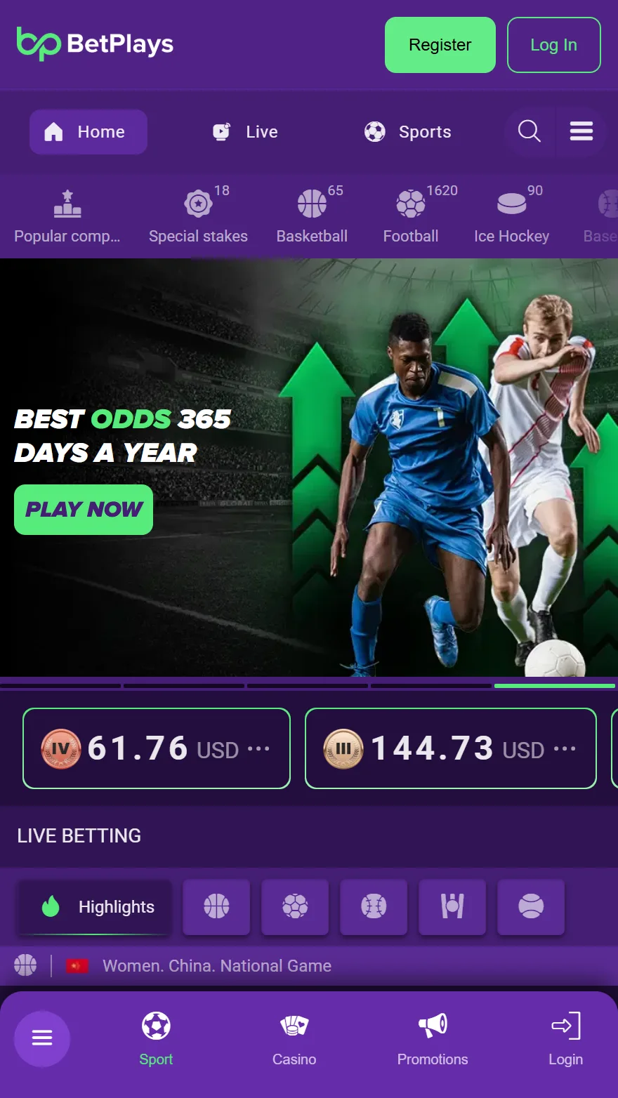 BetPlays sports betting