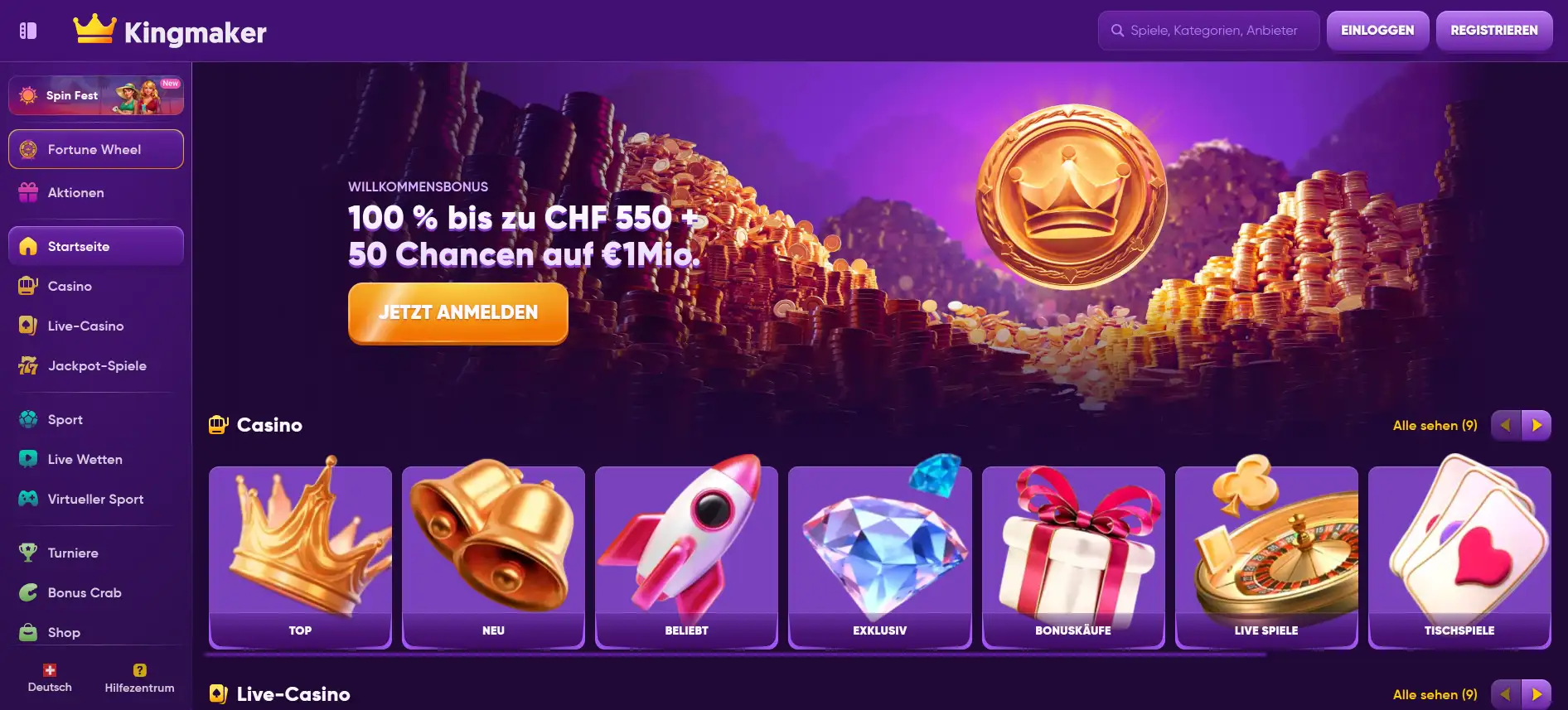 Kingmaker Casino