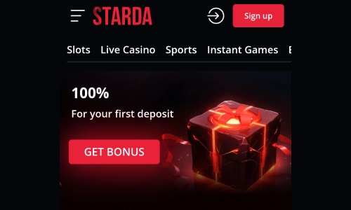 Reģistrējies Starda Casino