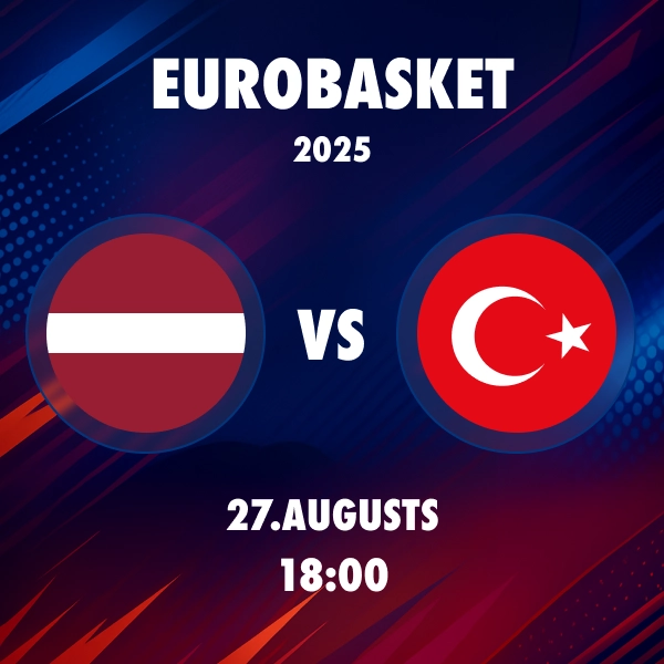 Latvija vs. Turcija EuroBasket 2025 - spēles prognoze