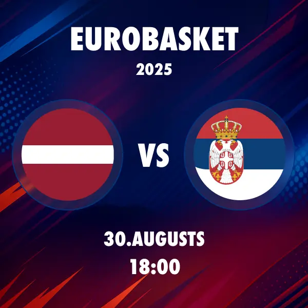 Latvija vs. Serbija EuroBasket 2025 - spēles prognoze