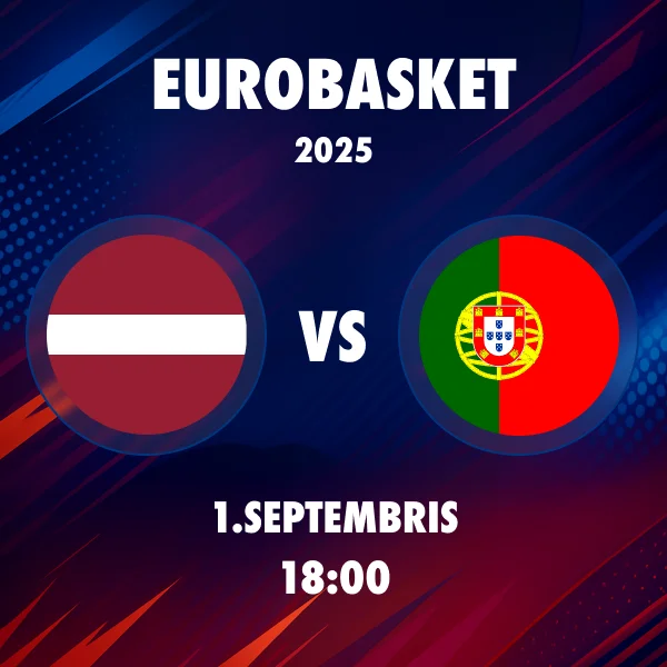 Latvija vs. Portugāle EuroBasket 2025 - spēles prognoze