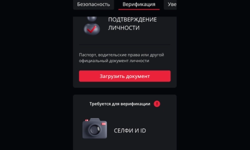 Завершите верификацию