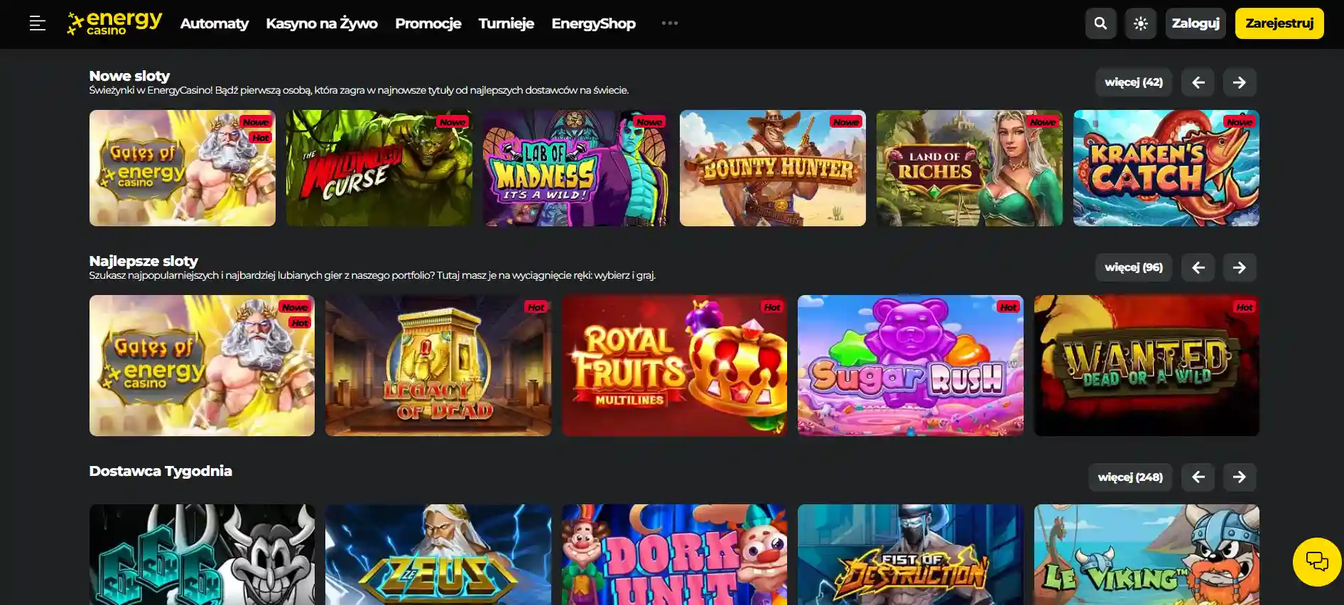 HellSpin Casino strona główna