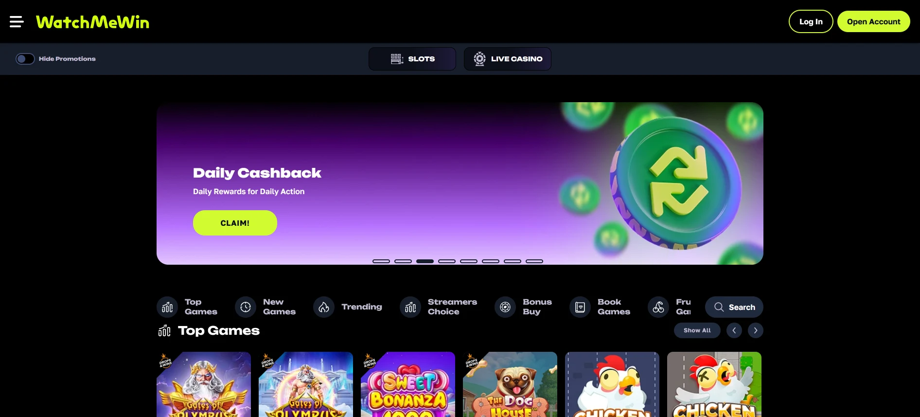 WatchMeWin Casino