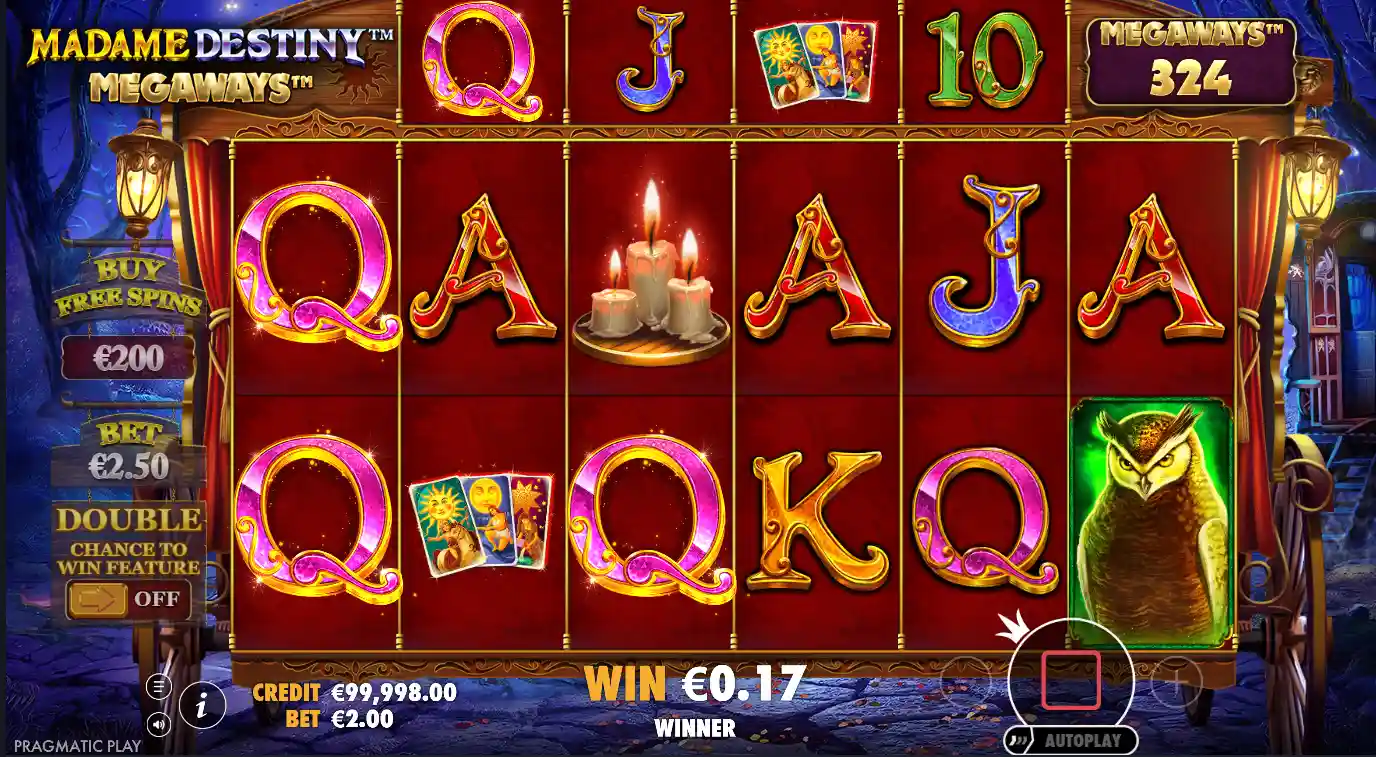 Графика и тематика Madame Destiny Megaways Графика и тематика Madame Destiny Megaways