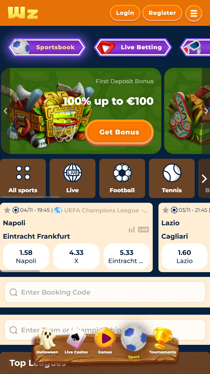 Wazamba страница ставок на спорт