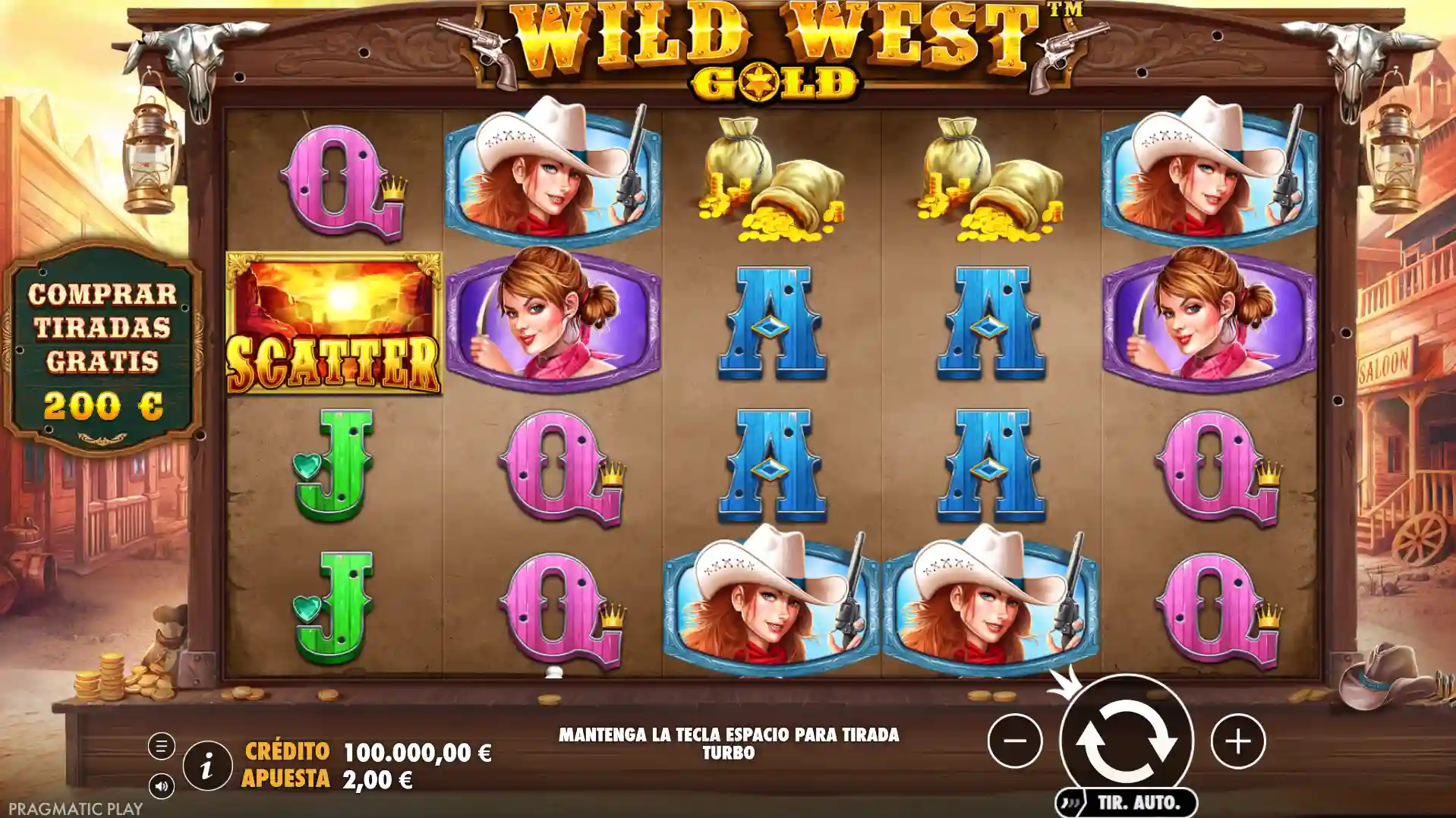 Графика и тема Wild West Gold