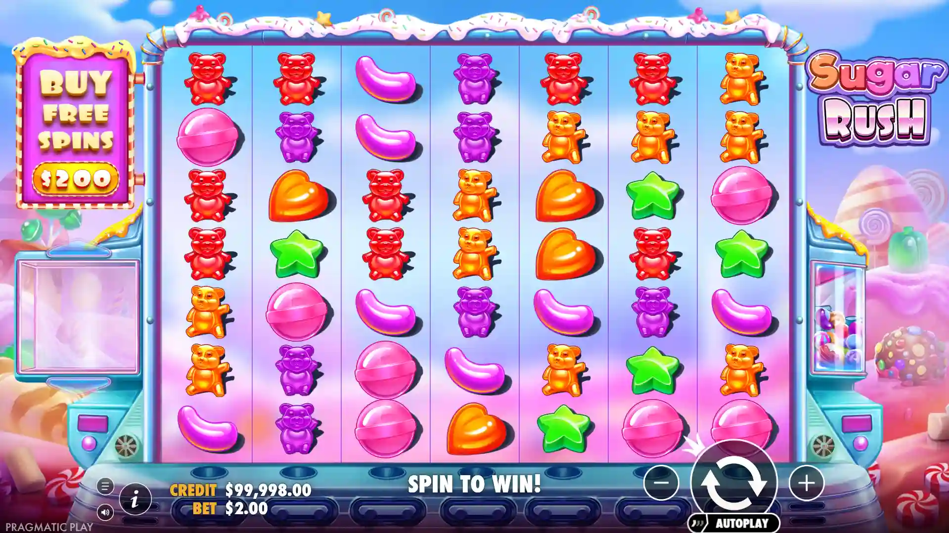 Графика и тема Шугар Раш