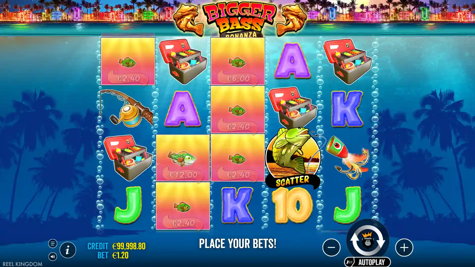 Графика и тема Bigger Bass Bonanza