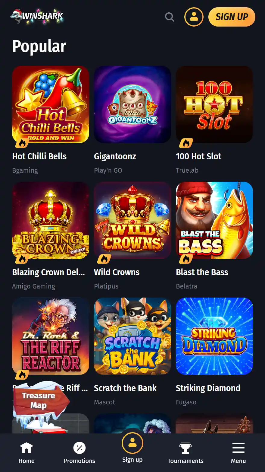 Winshark stranica s casino igrama