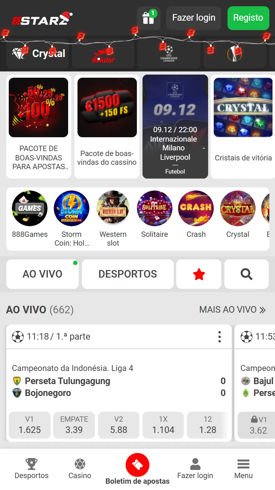 888Starz apostas esportivas