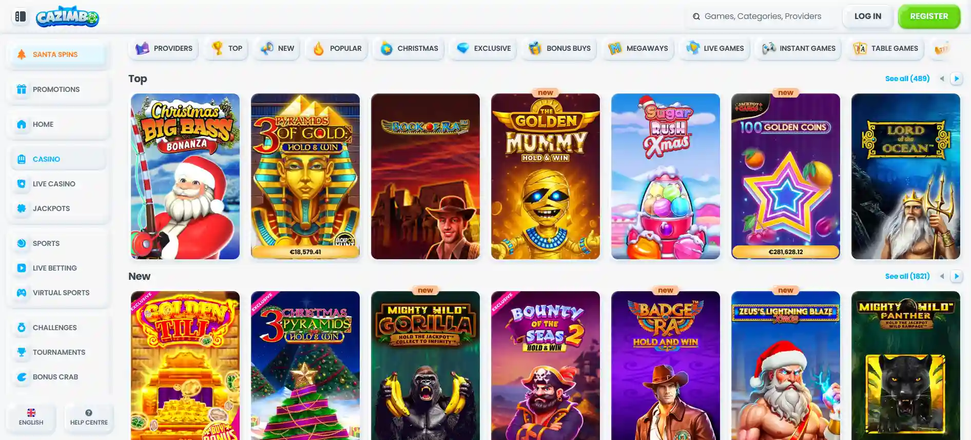 Cazimbo казино игры