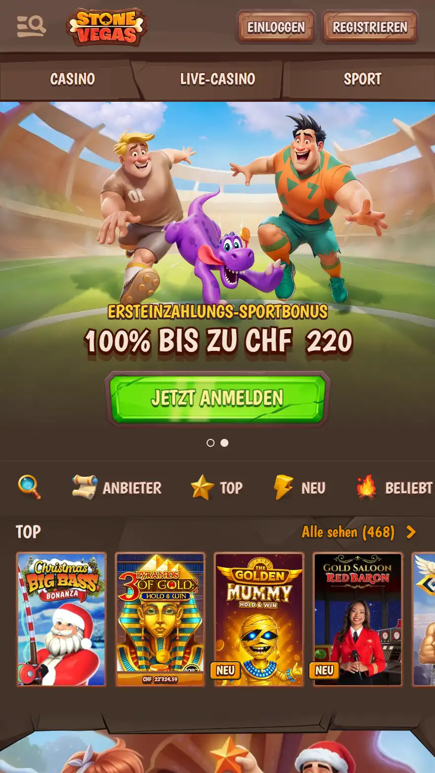 Stonevegas Startseite