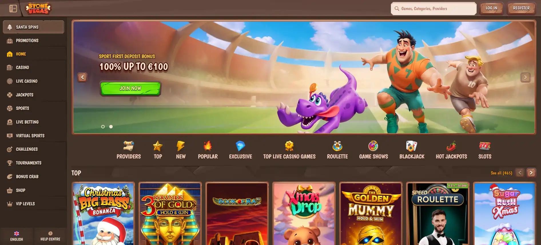 Stonevegas totalizators