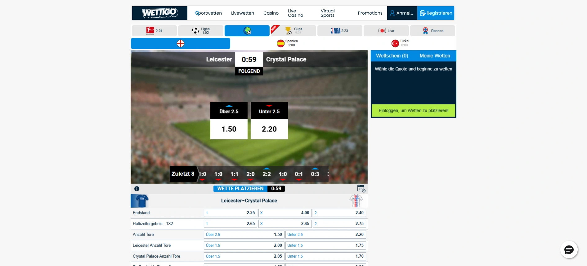 Wettigo Virtueller Sport