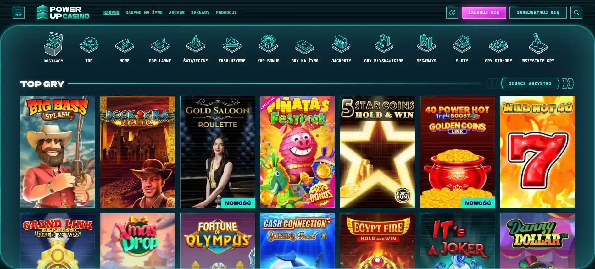 PowerUp Casino gry