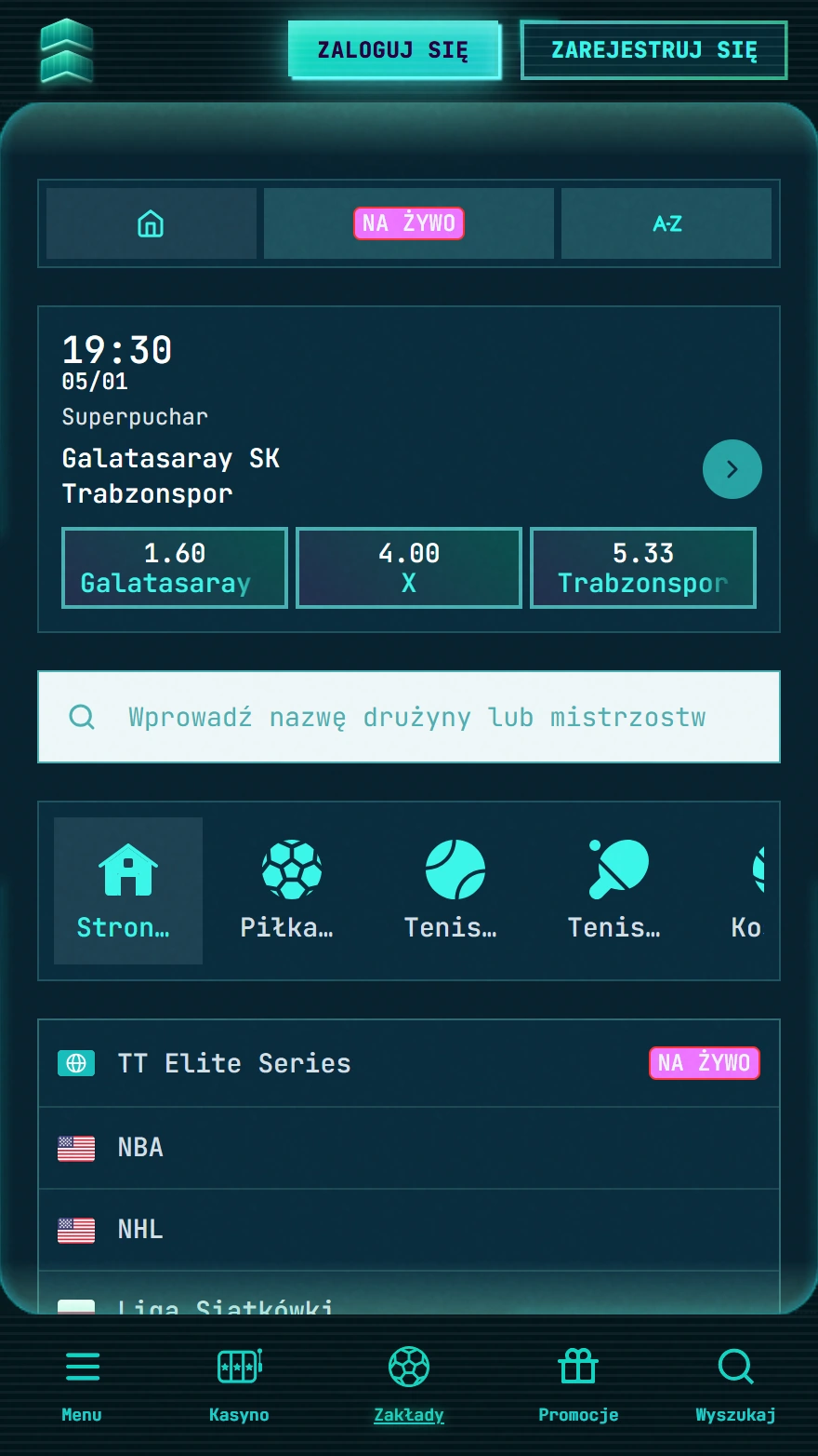 PowerUp strona zakładów sportowych