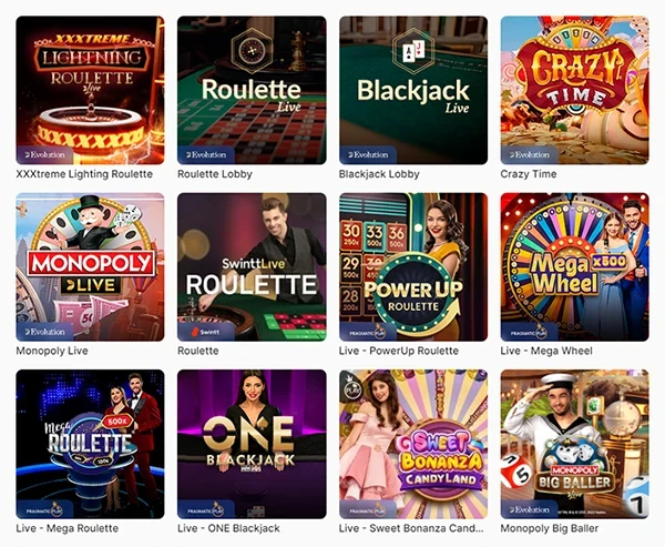 ICE Casino live kazino