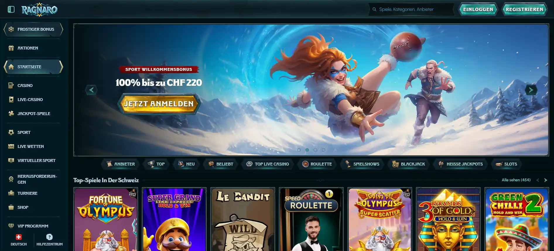 Ragnaro Startseite