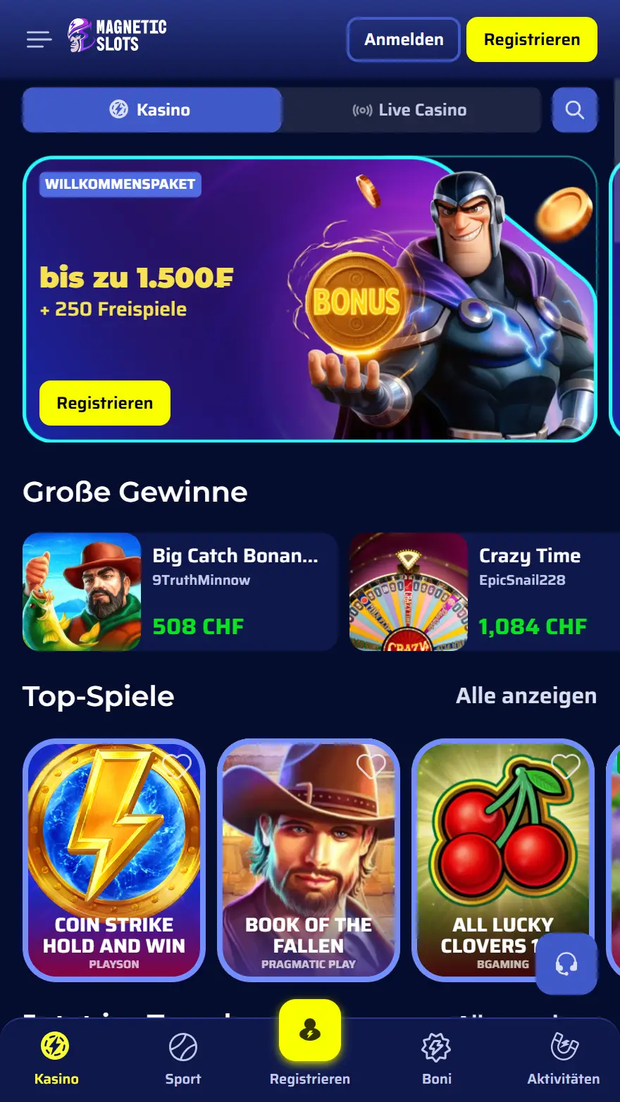 MagneticSlots Startseite