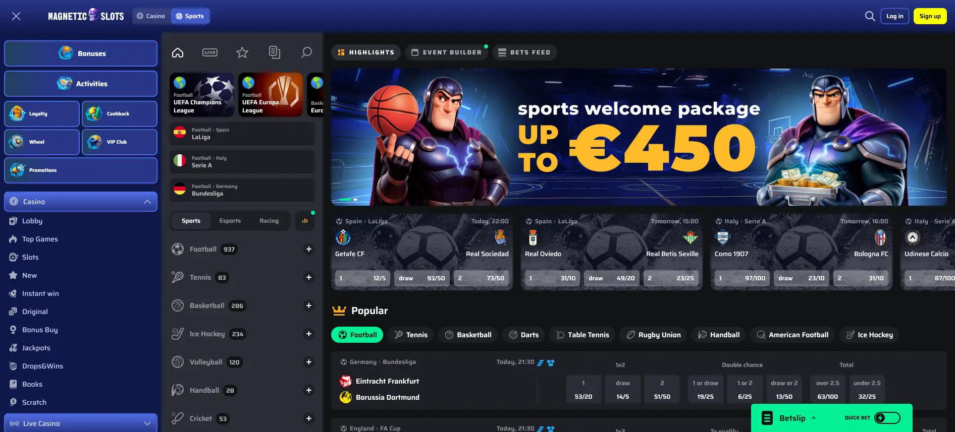 MagneticSlots sports betting