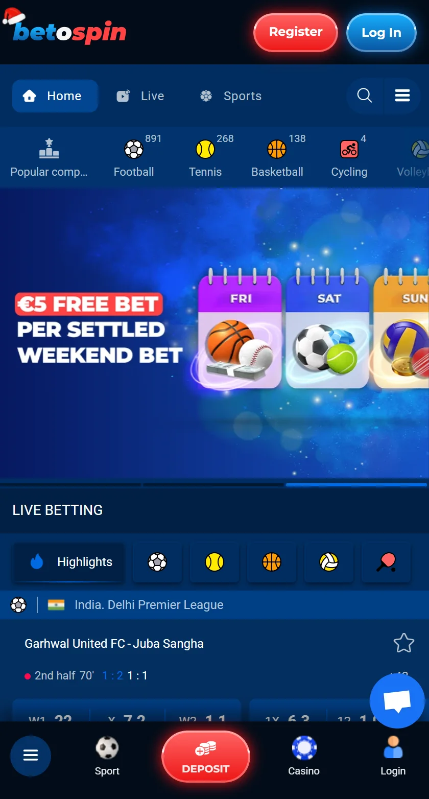 BetOspin totalizators