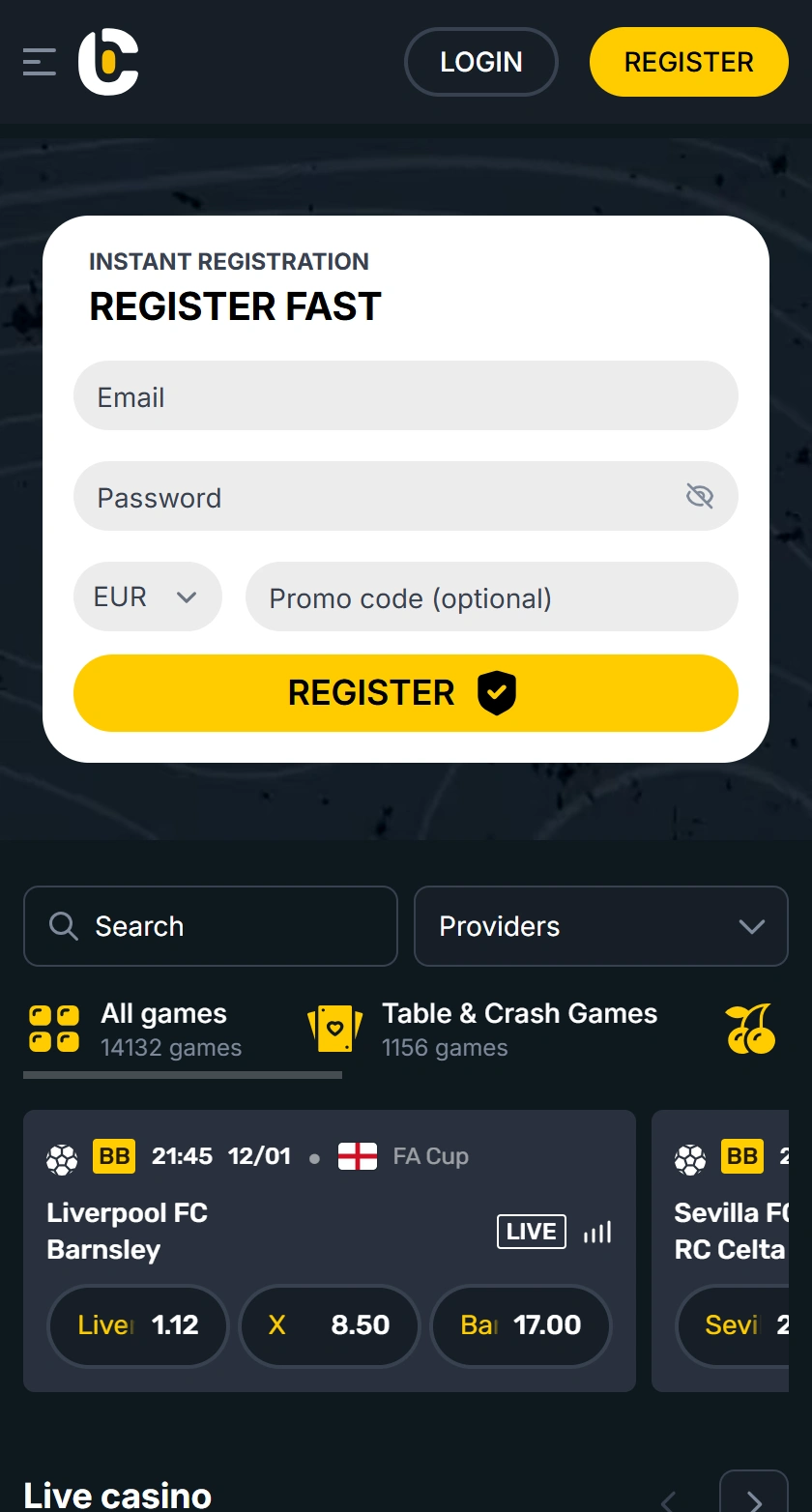 Campeonbet totalizatora mājaslapa