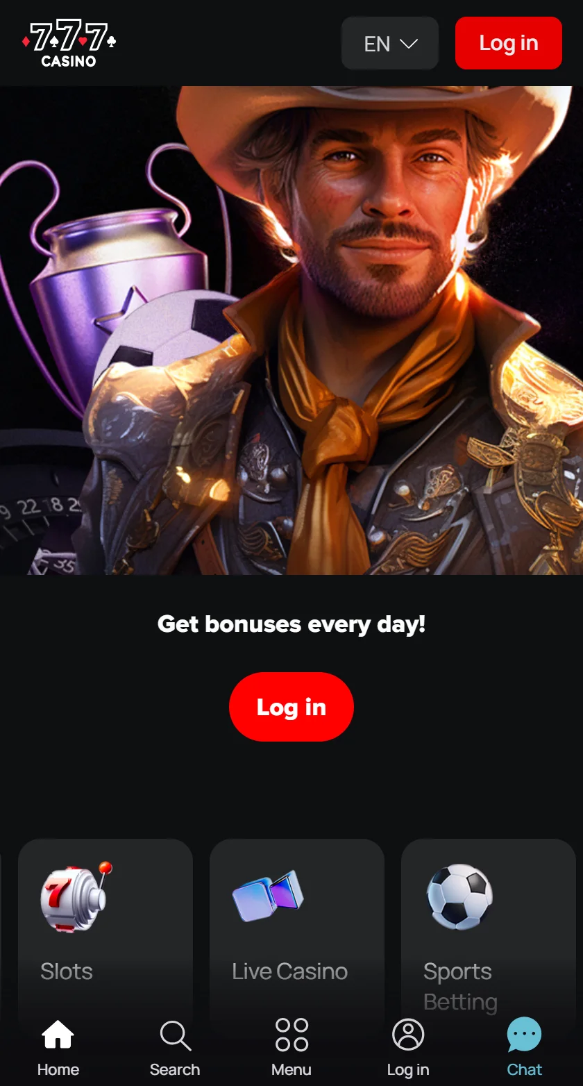 Casino777 totalizatora mājaslapa