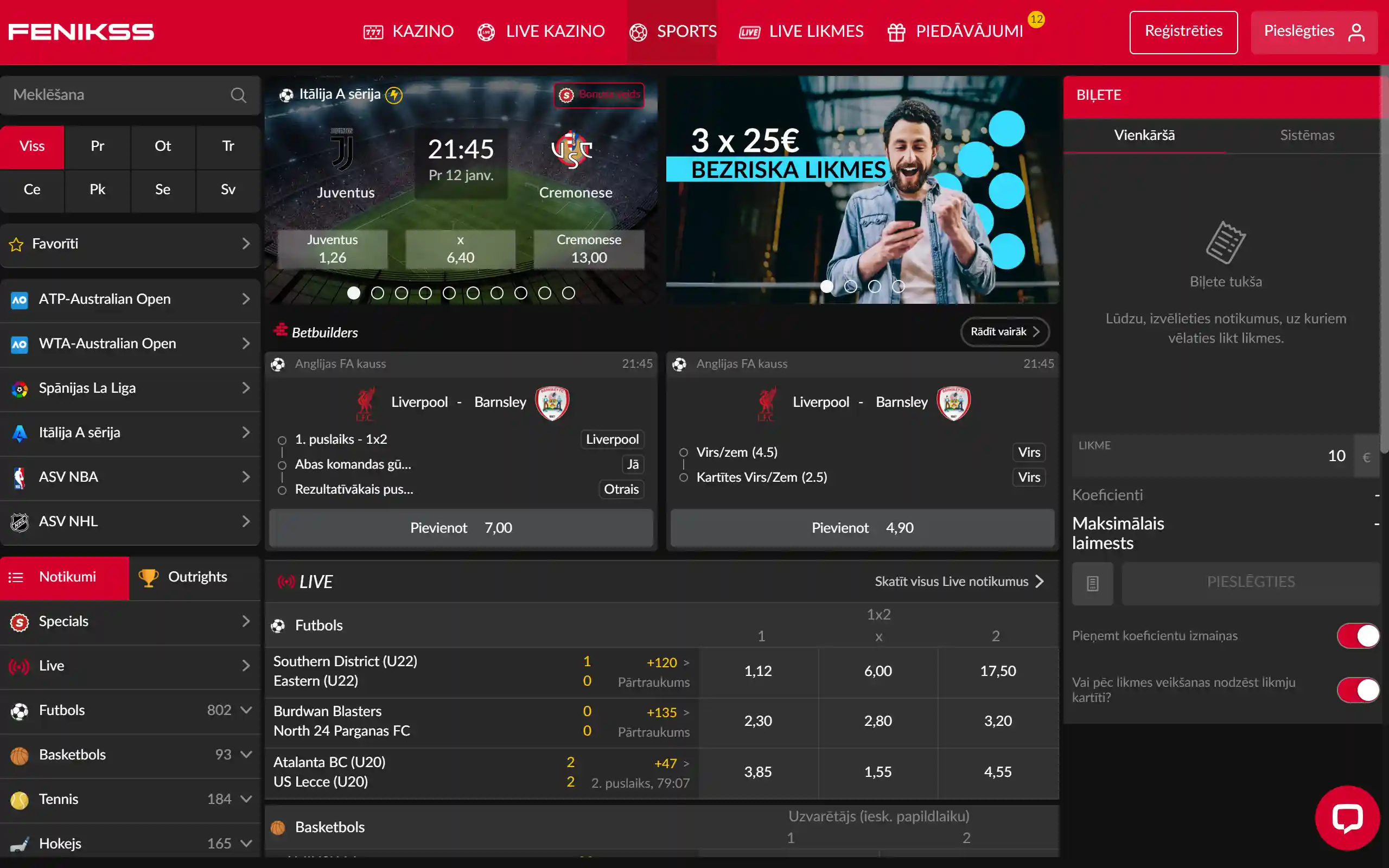 Fenikss sporta likmes