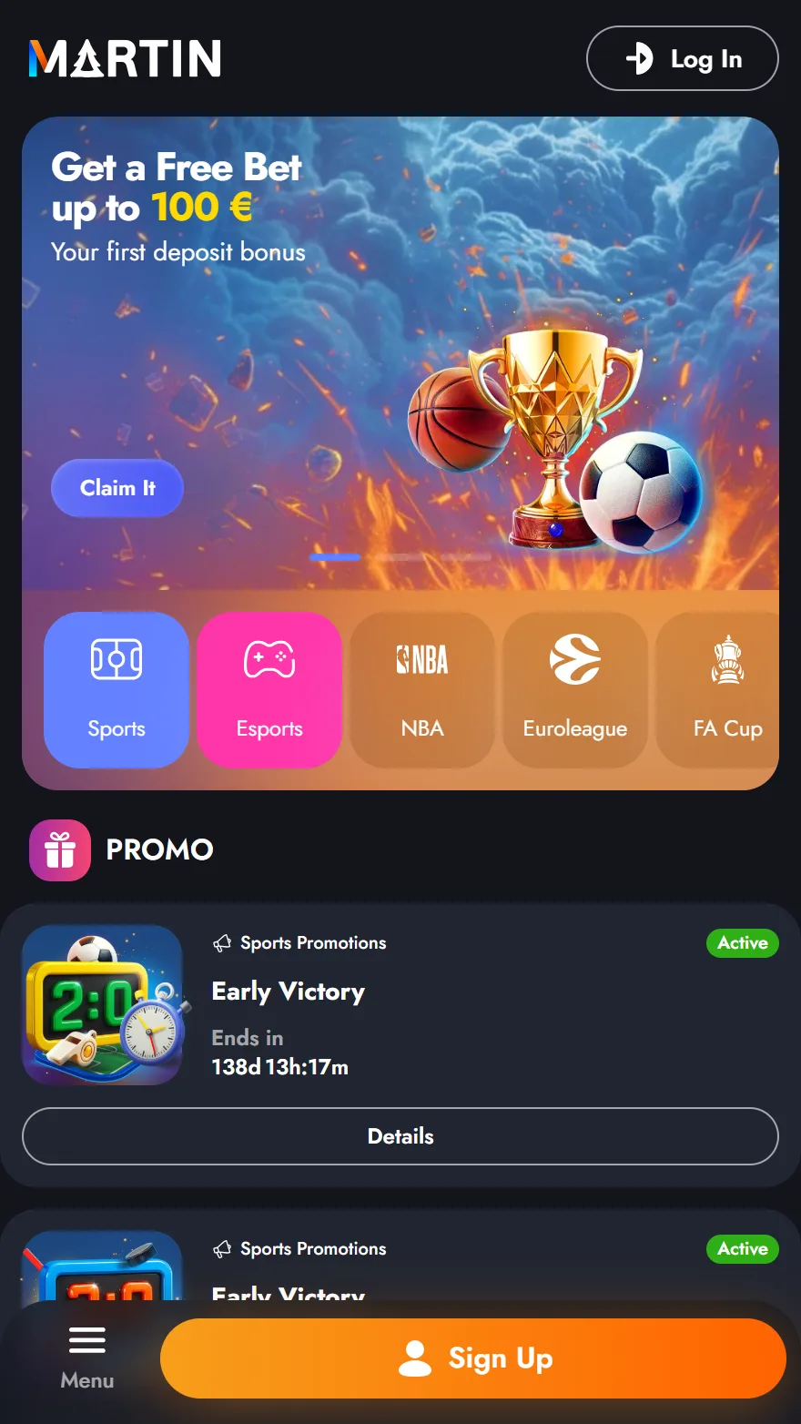 Martin totalizatora mājaslapa